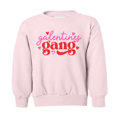 Kids Monogrammed 'Galentine's Gang' Crewneck Sweatshirt
