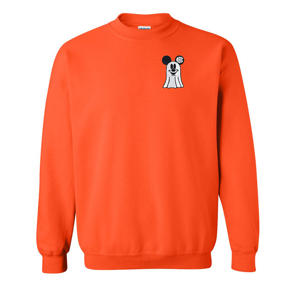 Monogrammed Mickey Ghost Crewneck Sweatshirt