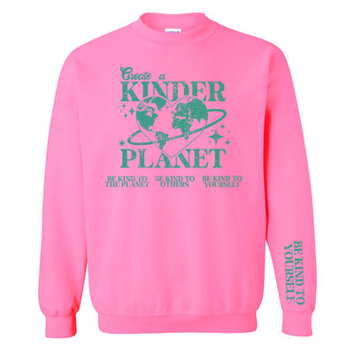 'Create A Kinder Planet' Crewneck Sweatshirt