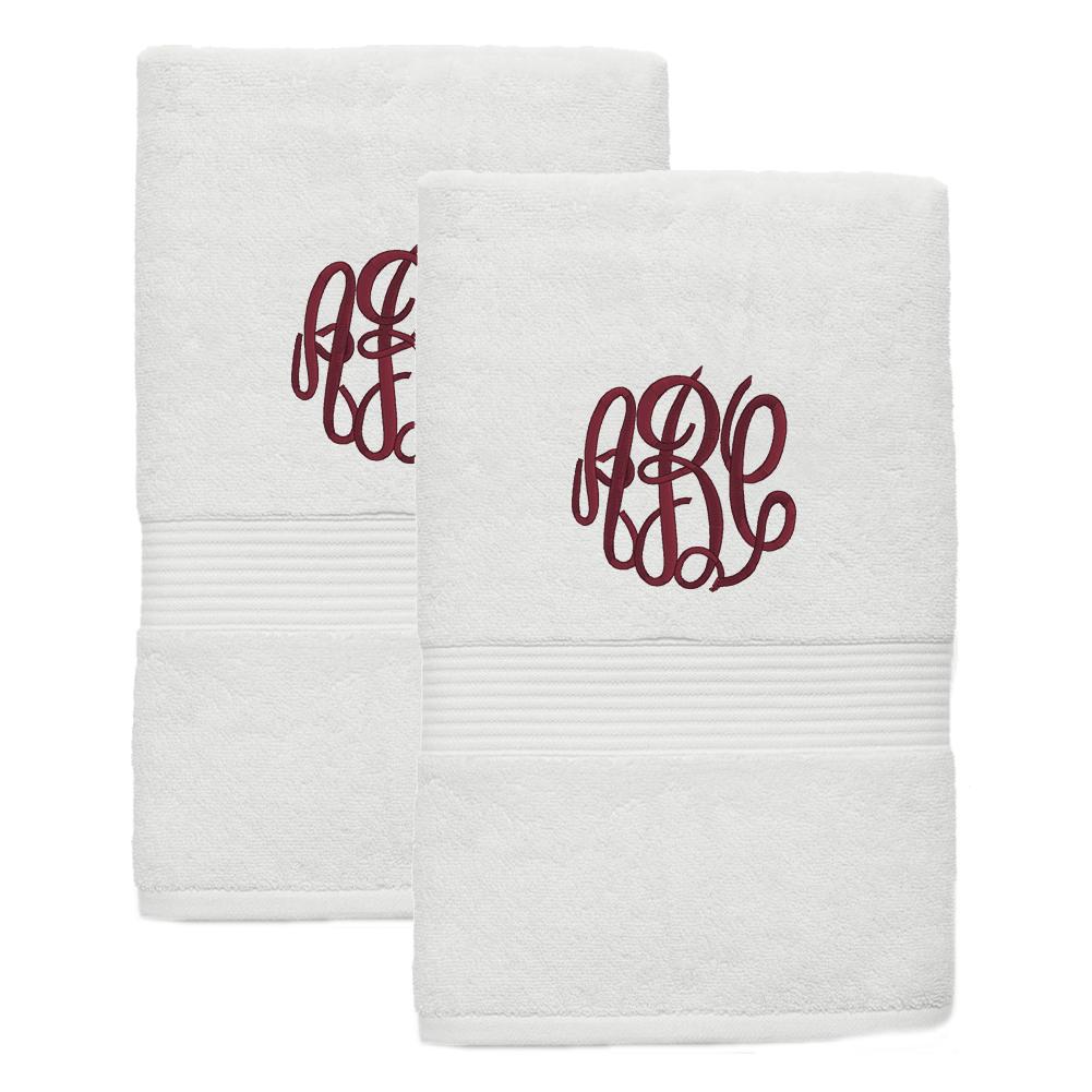 Monogrammed Hand Towel Set