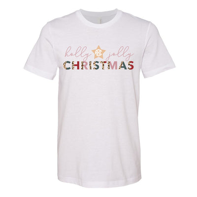 Holly Jolly Christmas Monogram Shirt