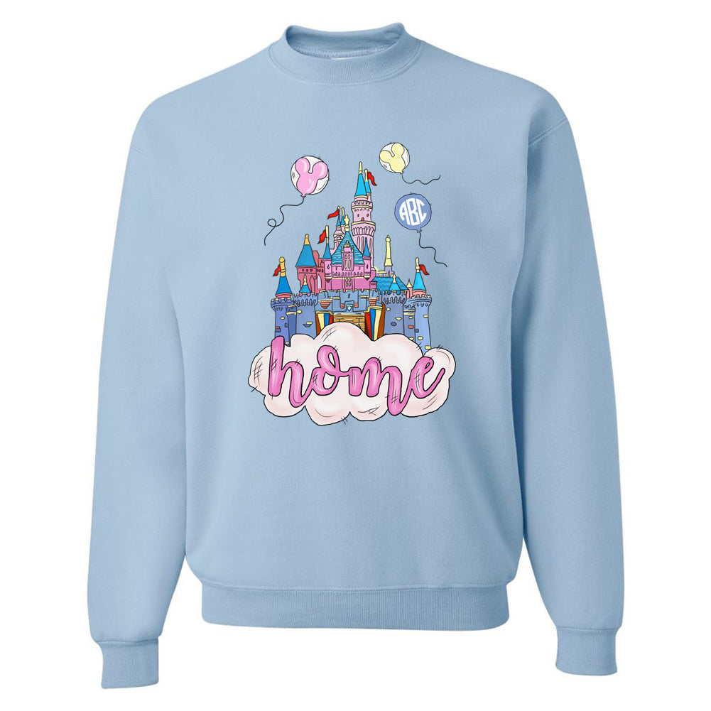 Monogrammed 'Disney Is Home' Crewneck Sweatshirt