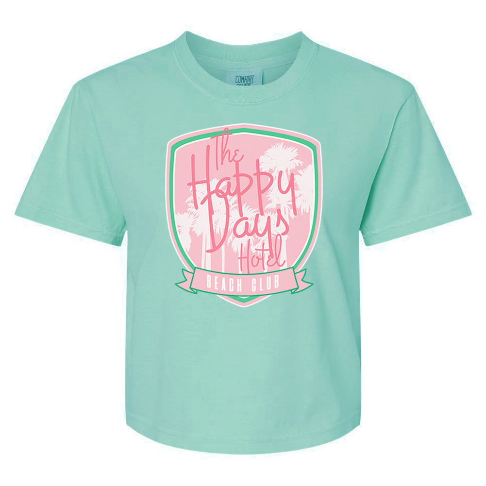 'Happy Days Hotel' Boxy T-Shirt