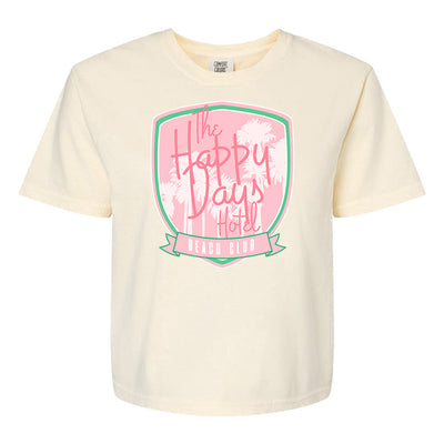 'Happy Days Hotel' Boxy T-Shirt