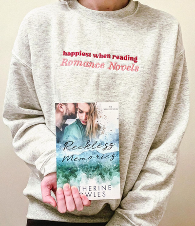 Make It Yours™ 'Happiest When Reading...' Crewneck Sweatshirt