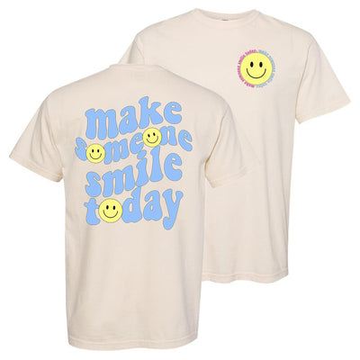 'Make Someone Smile Today' Front & Back T-Shirt