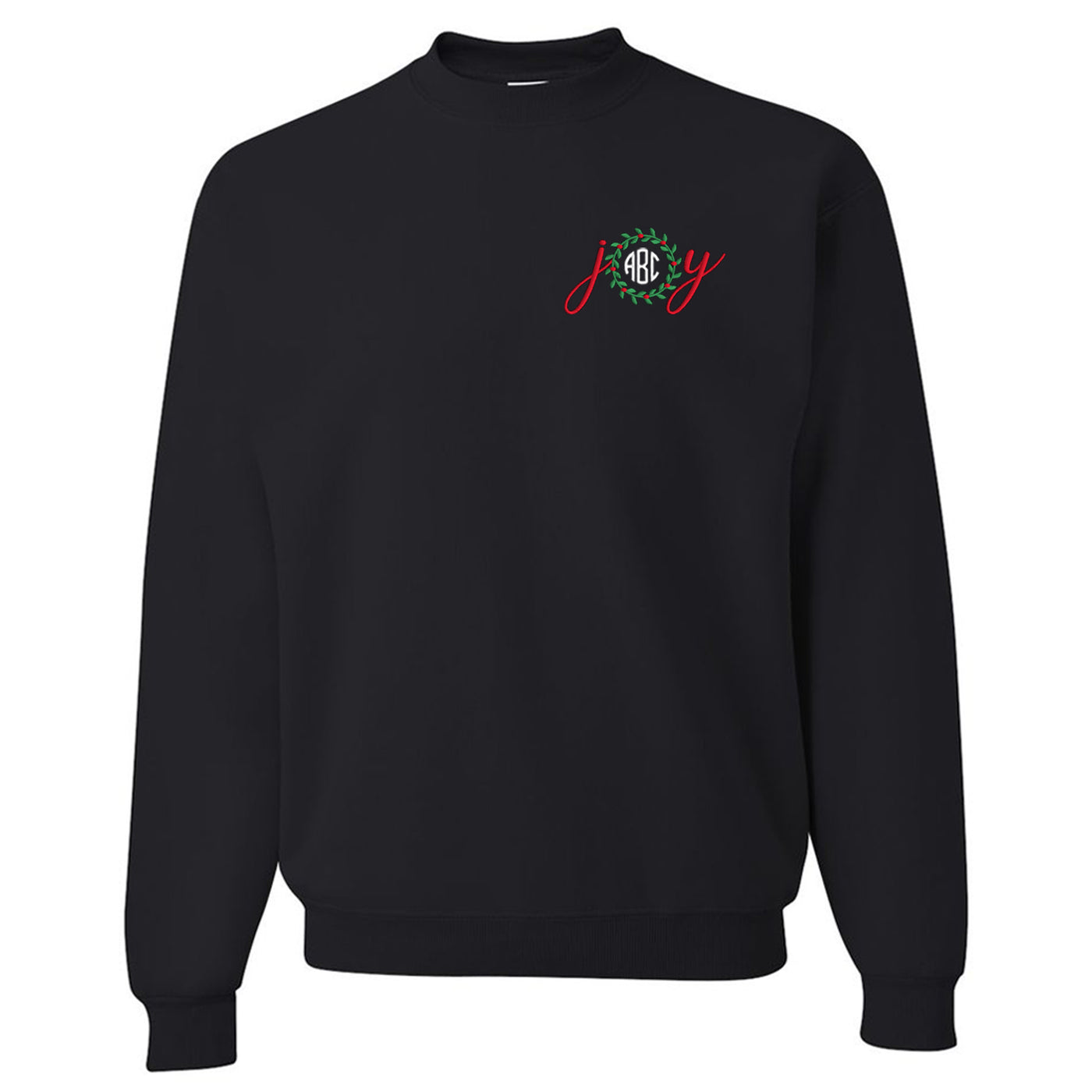 Monogrammed 'Joy' Crewneck Sweatshirt