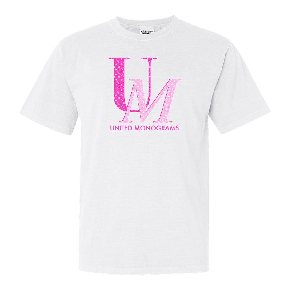 UM Pink Designer Pattern T-Shirt
