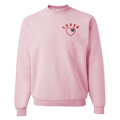 Monogrammed 'Lover' Crewneck Sweatshirt