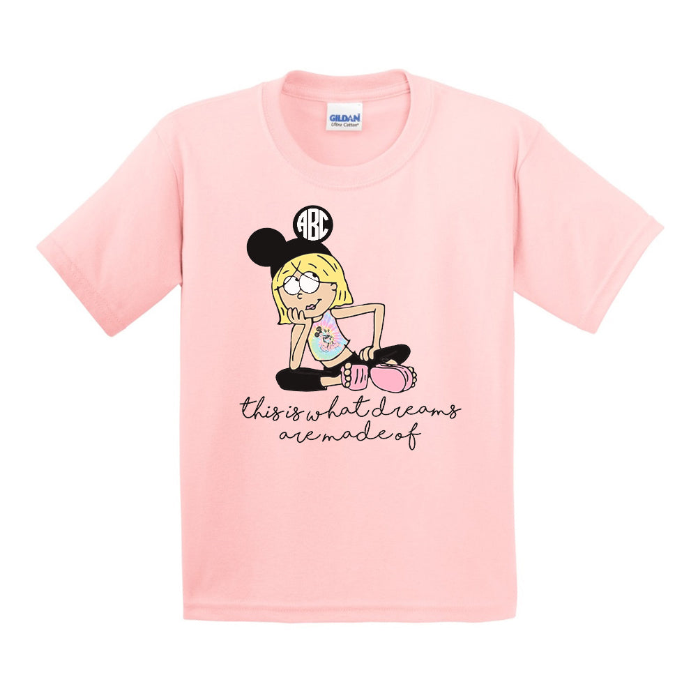 Kids Monogrammed 'Lizzie McGuire Disney' T-Shirt