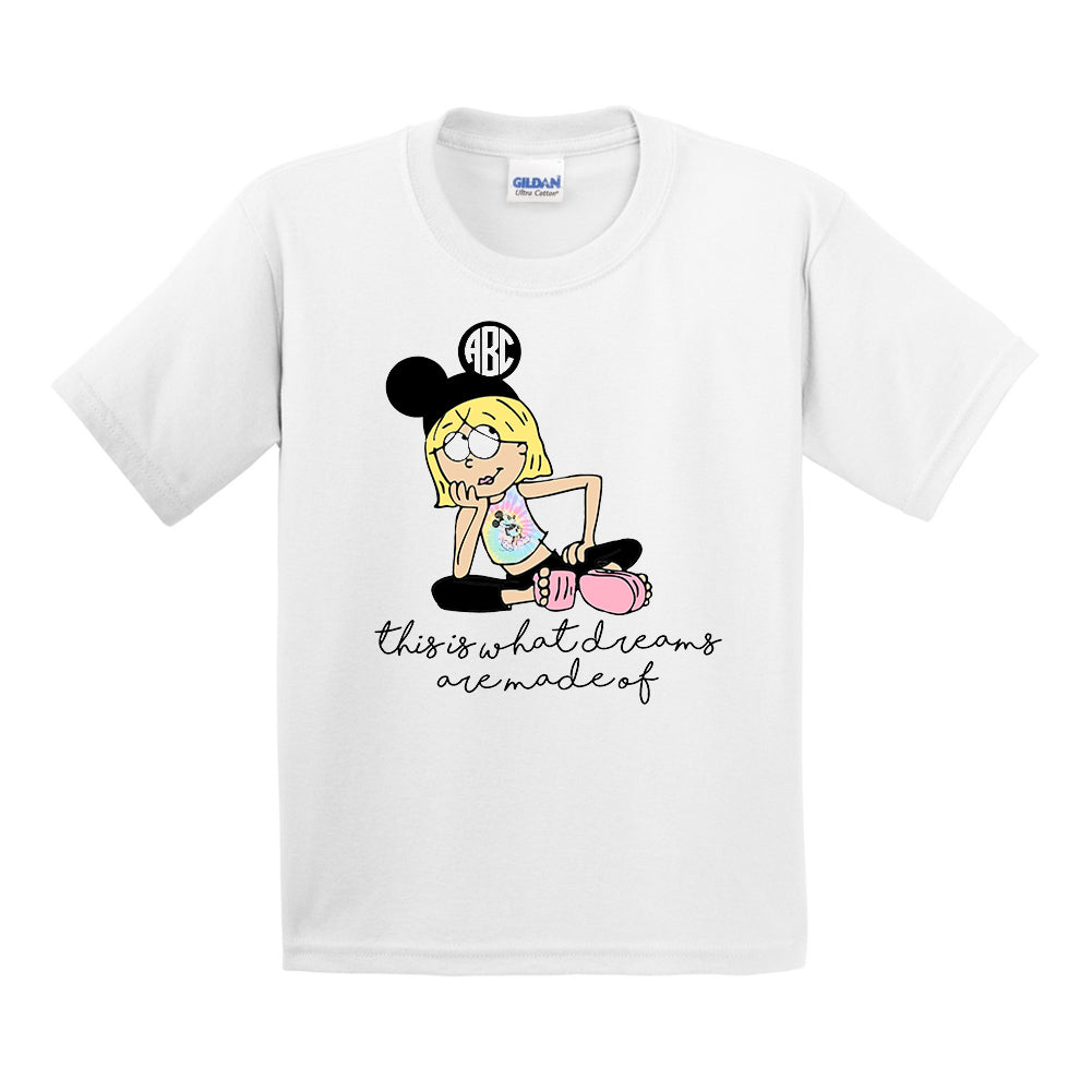 Kids Monogrammed 'Lizzie McGuire Disney' T-Shirt