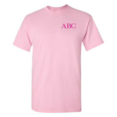 Initialed Block Letters Basic T-Shirt