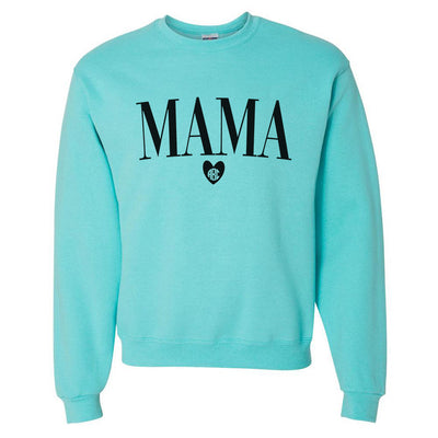 Monogrammed 'Mama Heart' Crewneck Sweatshirt