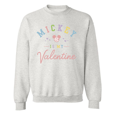 Monogrammed 'Mickey Is My Valentine' Crewneck Sweatshirt