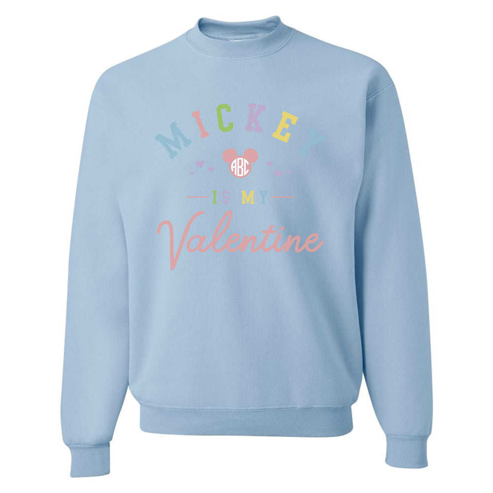 Monogrammed 'Mickey Is My Valentine' Crewneck Sweatshirt