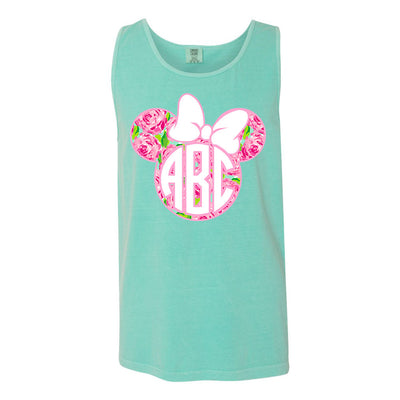 Monogrammed 'Lilly Minnie Mouse' Comfort Colors Tank Top