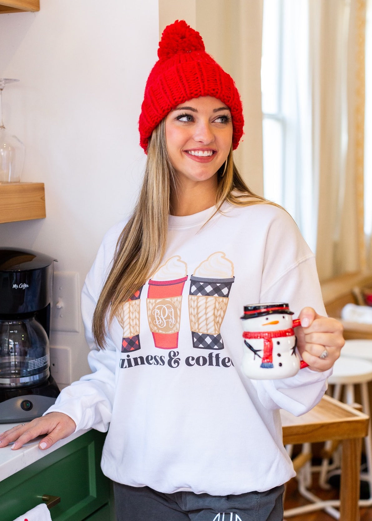 Coziness & Coffee Holiday Sweater