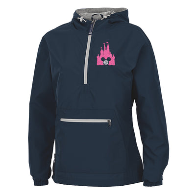 Monogrammed Disney Castle Anorak Rain Jacket
