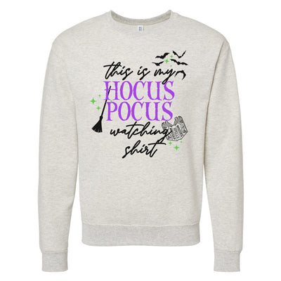 'This Is My Hocus Pocus Watching Shirt' Crewneck Sweatshirt