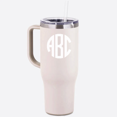 Monogrammed 40 oz Tumbler