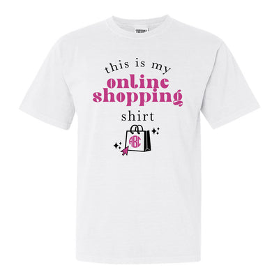 Monogrammed 'This Is My Online Shopping Shirt' T-Shirt