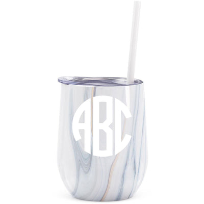 Monogrammed Wine Tumbler