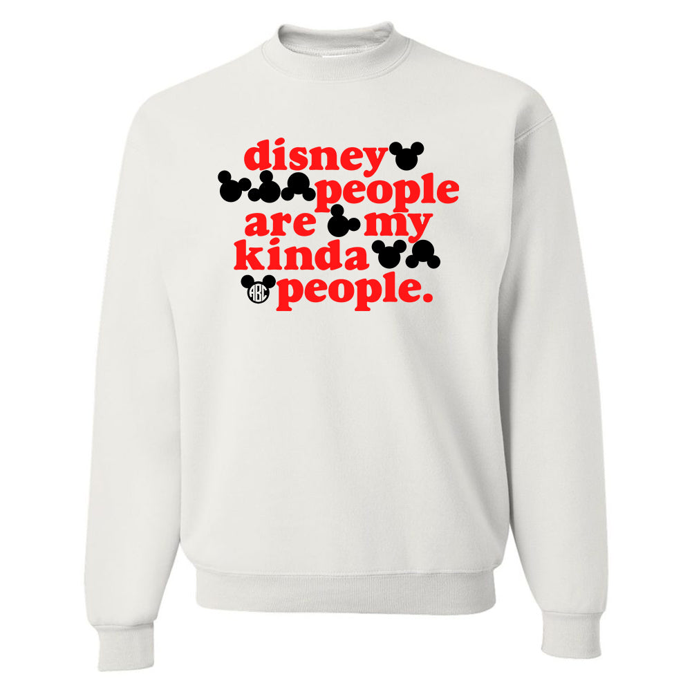 Monogrammed 'My Kinda People' Crewneck Sweatshirt