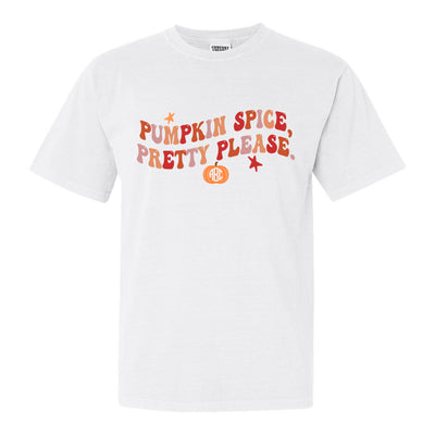 Monogrammed 'Pumpkin Spice, Pretty Please' T-Shirt