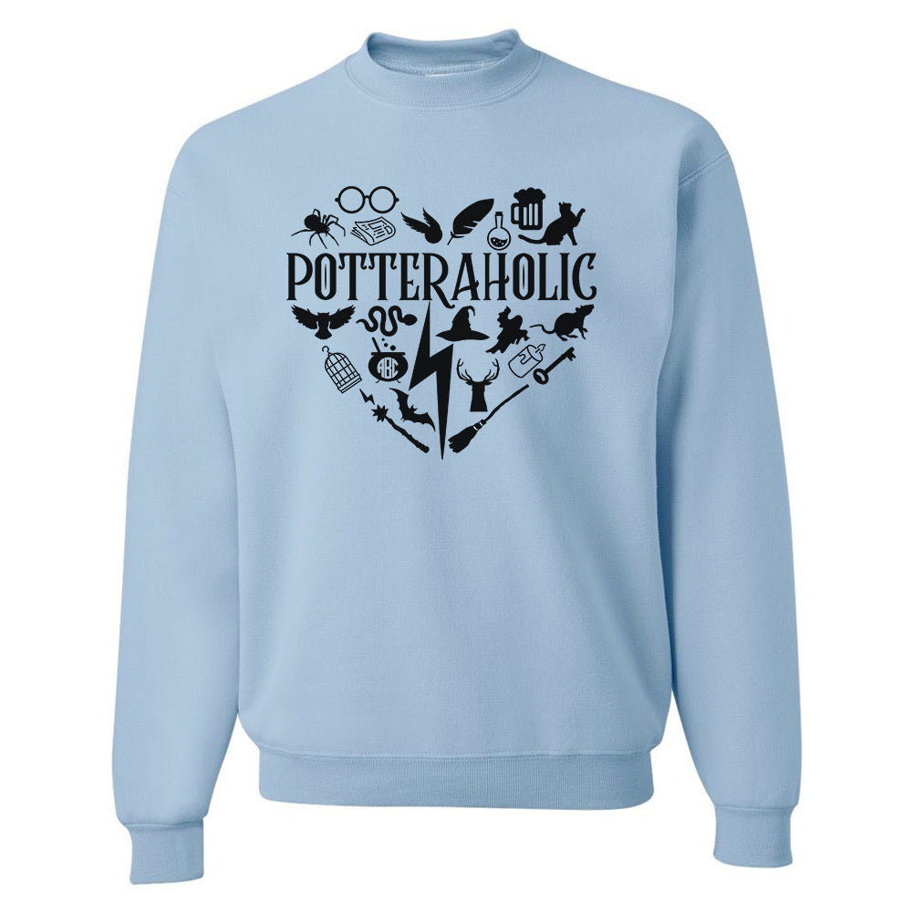 Monogrammed 'Potteraholic' Crewneck Sweatshirt