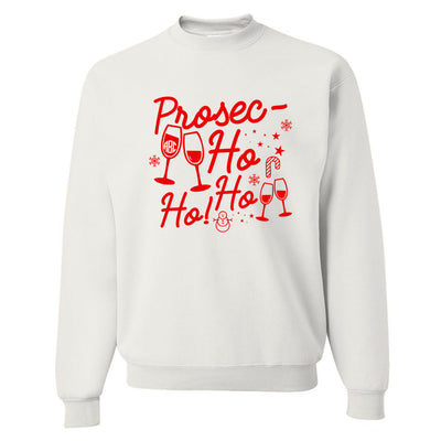 Monogrammed 'Prosec-Ho-Ho-Ho' Crewneck Sweatshirt