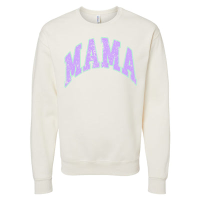 'Distressed 'Varsity 'Mama' Crewneck Sweatshirt