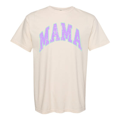 'Distressed Varsity Mama' T-Shirt