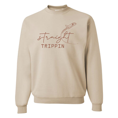 Monogrammed 'Straight Trippin' Crewneck Sweatshirt