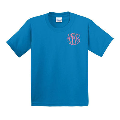 Kids Monogrammed T-Shirt Youth Sizes