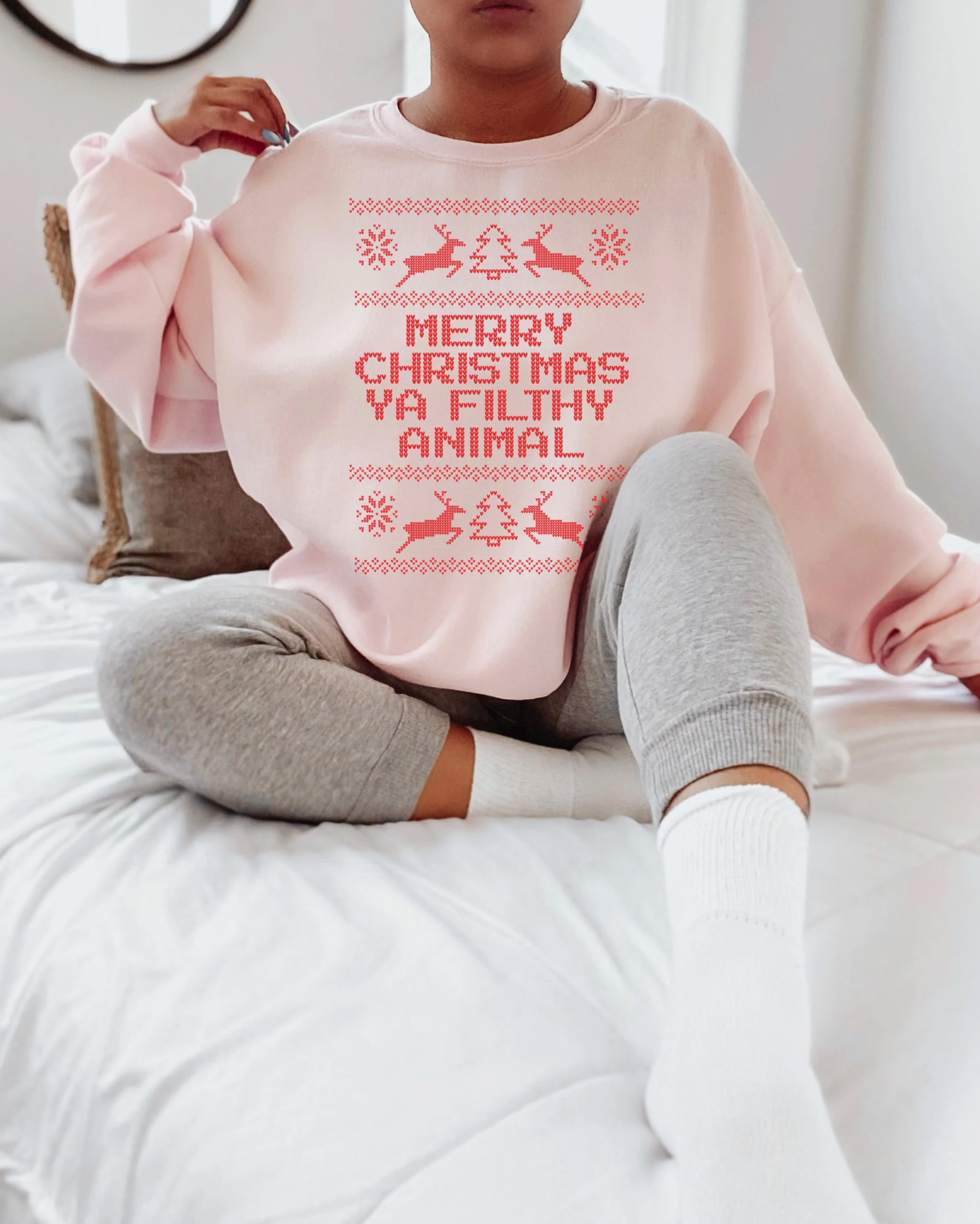 'Merry Christmas Ya Filthy Animal' Sweatshirt