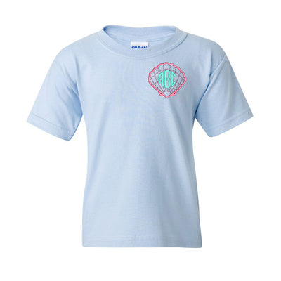 Kids Monogrammed Seashell T-Shirt