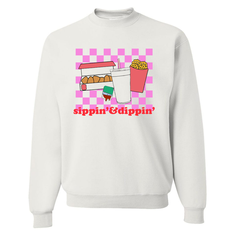 'Sippin' & Dippin' Crewneck Sweatshirt