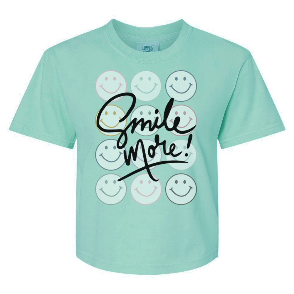 'Smile More' Boxy T-Shirt