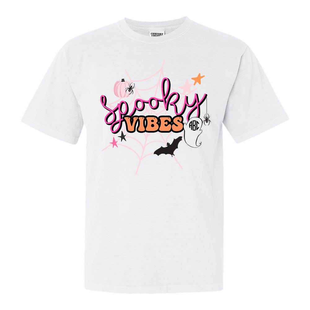 Monogrammed 'Spooky Vibes' T-Shirt