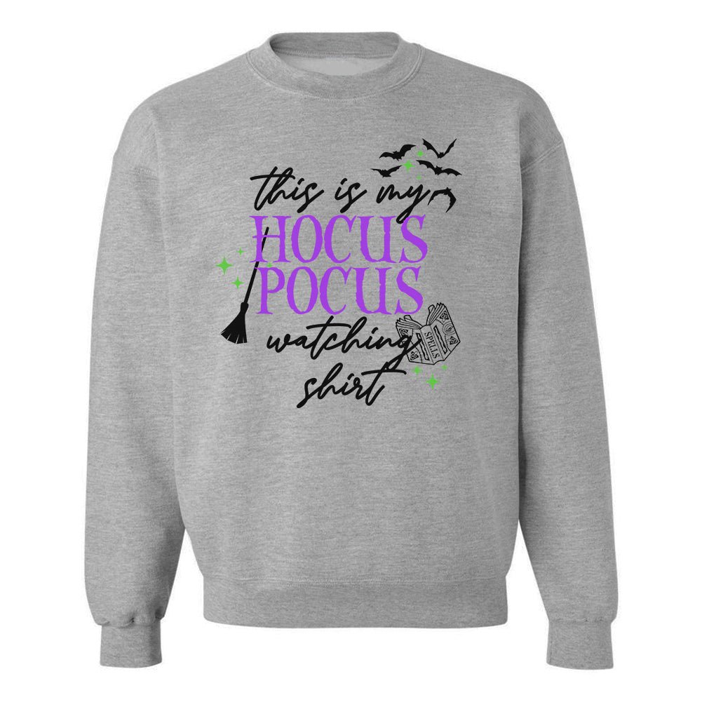 'This Is My Hocus Pocus Watching Shirt' Crewneck Sweatshirt