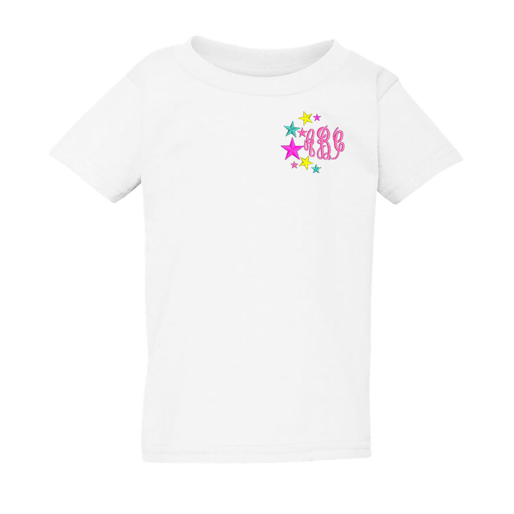 Kids Monogrammed Stars Youth T-Shirt
