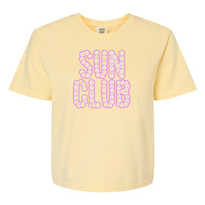 'Sun Club' Boxy T-Shirt