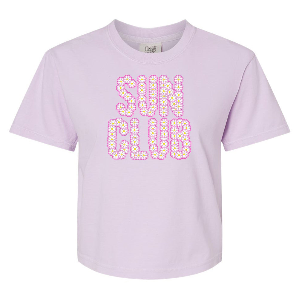 'Sun Club' Boxy T-Shirt