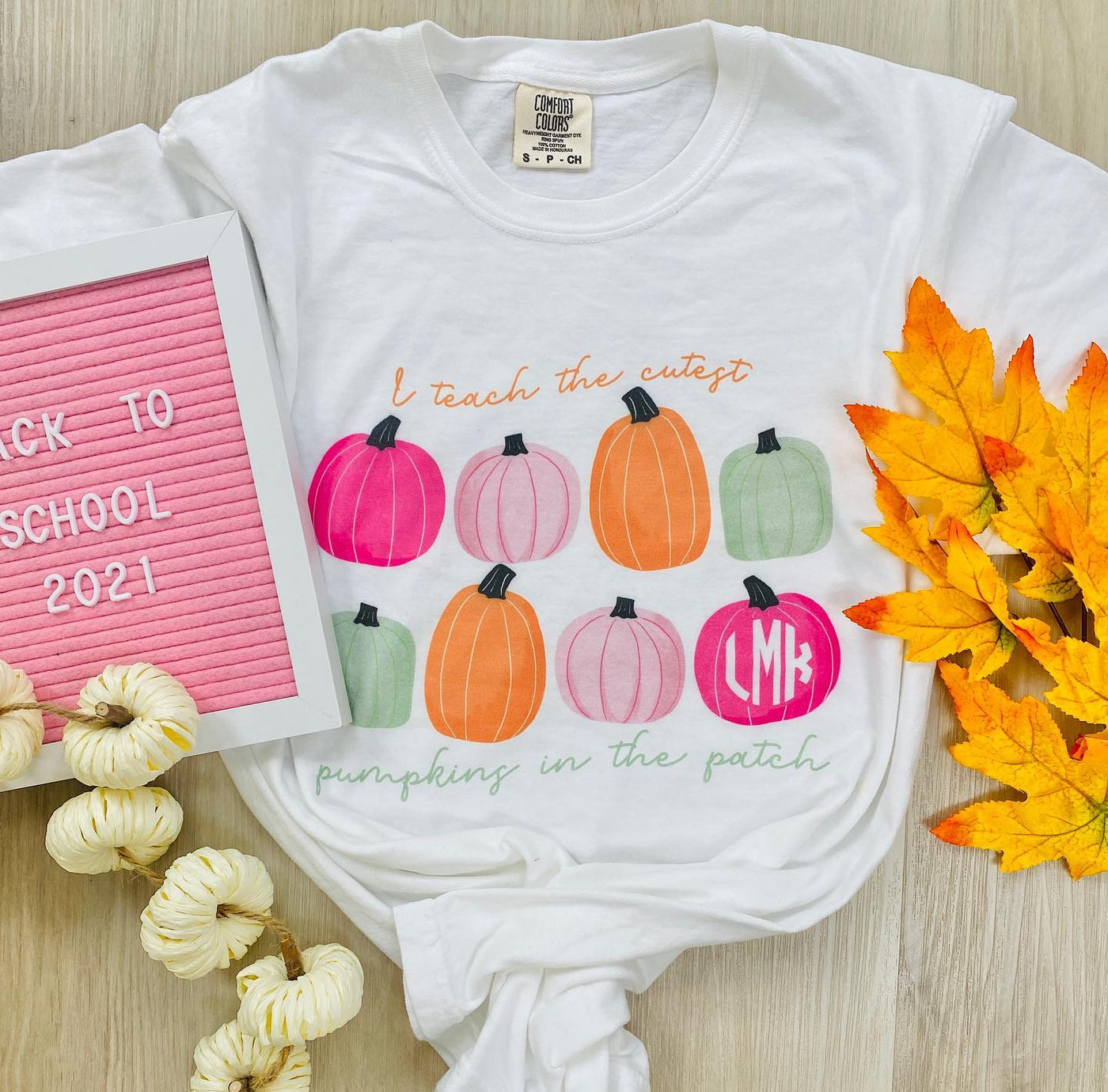 Fall Teacher Shirt Cute Pumpkins