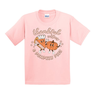 Kids 'Thankful Vibes & Pumpkin Pies' T-Shirt