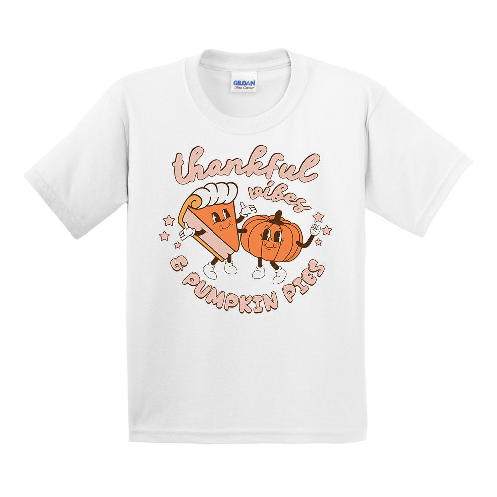 Kids 'Thankful Vibes & Pumpkin Pies' T-Shirt
