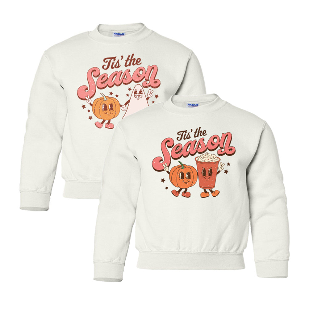 Kids Autumn 'Tis The Season Characters' Crewneck Sweatshirt