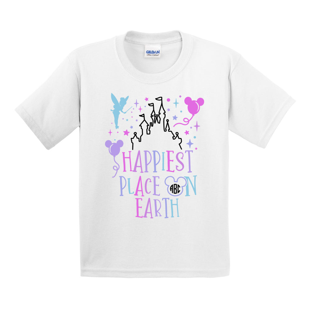 Disney World Monogram Shirt for Kids