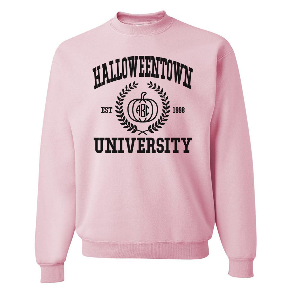 Monogrammed 'Halloweentown University' Crewneck Sweatshirt