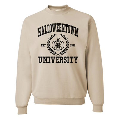 Monogrammed 'Halloweentown University' Crewneck Sweatshirt